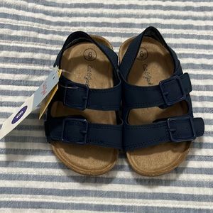 Cat & Jack Toddler Sandals, blue, size 6